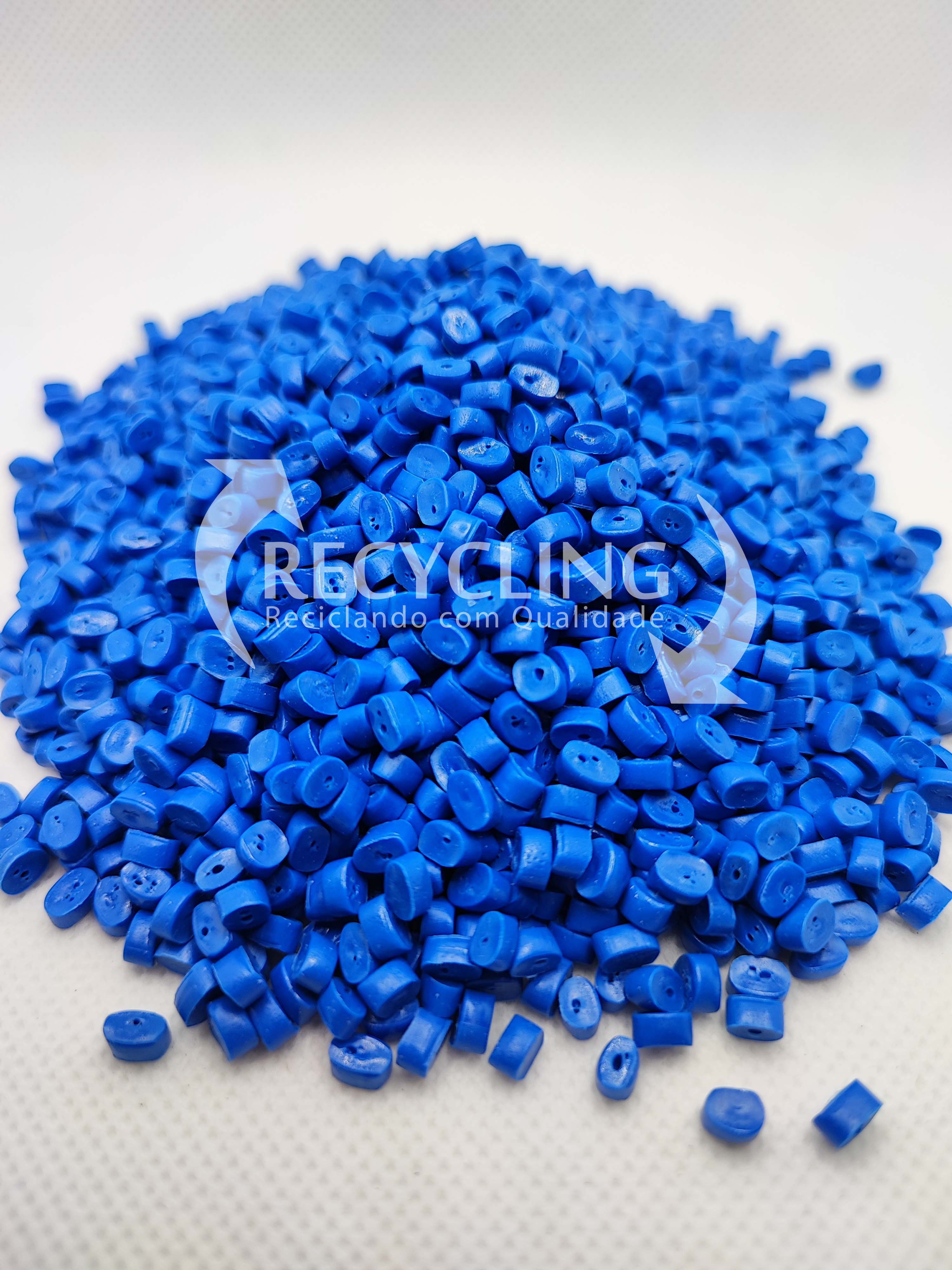 PEAD reciclado azul